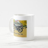 Tasse classique de Triumph des motos 1969 (Devant gauche)