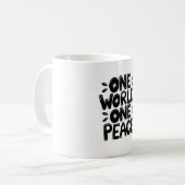 Tasse classique de typographie inspirante (Devant gauche)