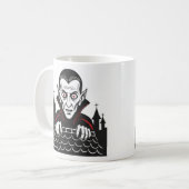 Tasse Classique de Vampire qui Regarde (Devant gauche)