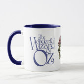 Tasse classique du Magicien d'Oz bleu royal et bla (Gauche)