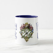 Tasse classique du Magicien d'Oz bleu royal et bla (Centre)