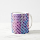 Tasse classique Écailles de Sirène Brillante (Devant droit)