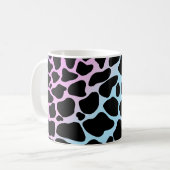 Tasse classique élégante multicolore à imprimé vac (Devant gauche)