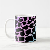 Tasse classique élégante multicolore à imprimé vac (Gauche)