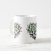 Tasse classique en forme de cœur succulent, 330 ml (Devant gauche)
