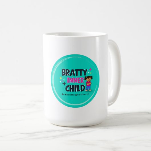Tasse classique Enfant intérieur gâté, 330 ml (Devant droit)