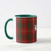 Tasse classique faite sur commande de plaid de (Gauche)