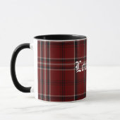 Tasse classique faite sur commande de plaid de (Gauche)