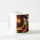 Tasse classique (Fille asiatique V), 11 oz (Devant gauche)