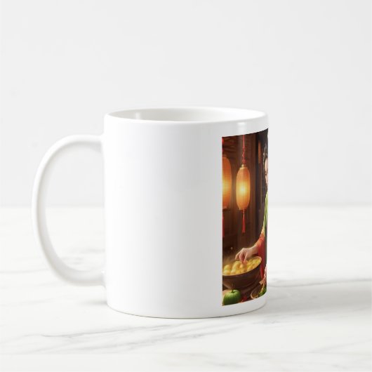 Tasse classique (Fille asiatique V), 11 oz (Gauche)