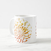 Tasse classique fleur de dahlia (Devant gauche)