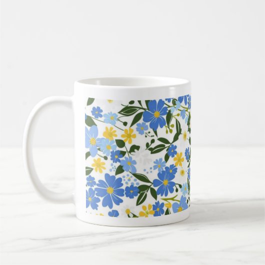 Tasse classique florale (Gauche)