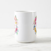 Tasse | classique florale heureuse élégante du (Centre)