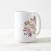 Tasse | classique florale heureuse élégante du (Devant droit)