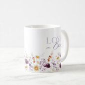 Tasse classique florale "Love in Bloom" (Devant droit)