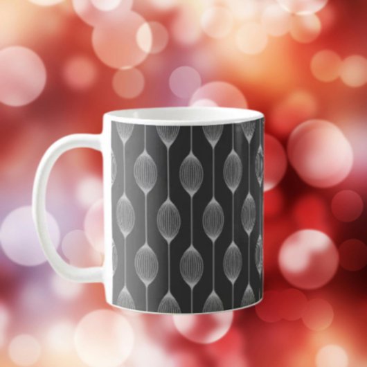 Tasse classique Géométrie monochrome – Motif abstr