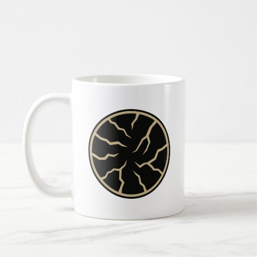 Tasse Classique Graphiques Surface Fêlée (Gauche)