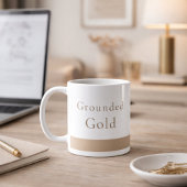 Tasse classique Grounded Gold Calm, 11 oz