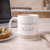 Tasse classique Grounded Gold Calm, 11 oz