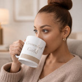 Tasse classique Grounded Gold Calm, 11 oz