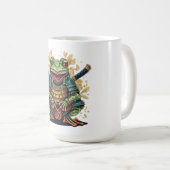 Tasse classique guerrier samouraï grenouille (Devant droit)