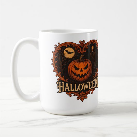 Tasse classique Halloween esthétique effrayant 15  (Gauche)
