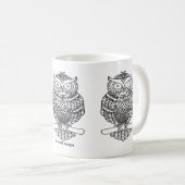 Tasse classique - Hibou (33cl) (Devant droit)