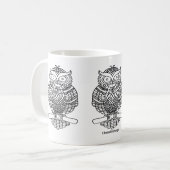 Tasse classique - Hibou (33cl) (Devant gauche)
