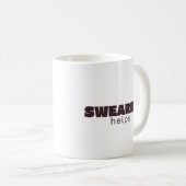 Tasse classique "Jurer aide" – Tasse drôle et sarc (Devant droit)
