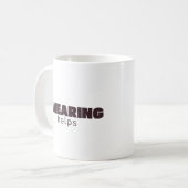 Tasse classique "Jurer aide" – Tasse drôle et sarc (Devant gauche)