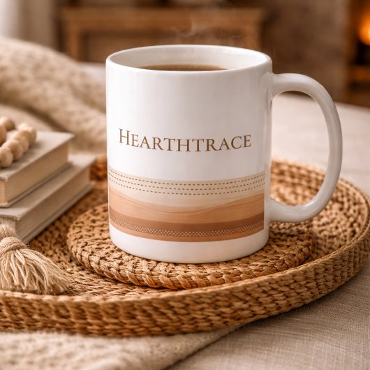 Tasse classique lignes au point de cœur, 330 ml