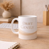 Tasse classique Lignes de dune neutres, 11 oz