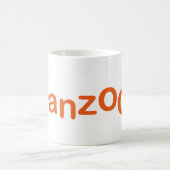 Tasse classique - logo de Kwanzoo sur le blanc (Centre)