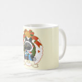Tasse classique loup, 11 oz (Devant droit)