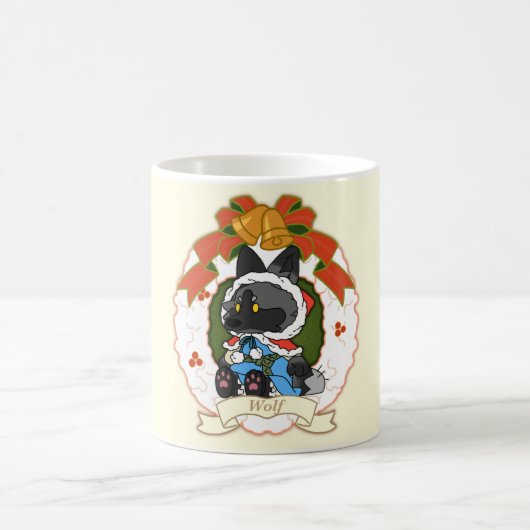 Tasse classique loup, 11 oz (Centre)
