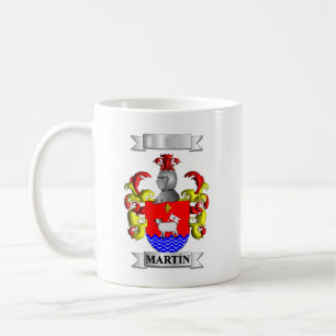 Tasse Classique Martin Nom de Famille et Blason