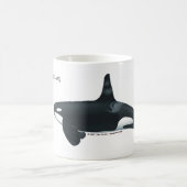 Tasse classique masculine d'épaulard (Centre)