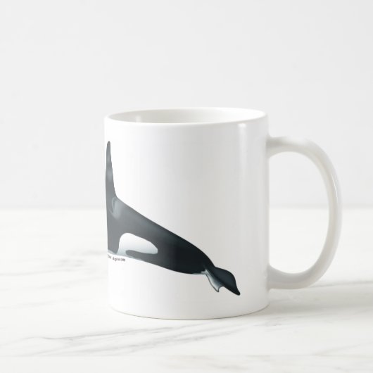 Tasse classique masculine d'épaulard (Droite)