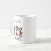 Tasse Classique McCarthy Nom de Famille et Blason (Devant gauche)