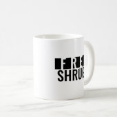 Tasse Classique Minimaliste "Free Shrugs" (Devant droit)