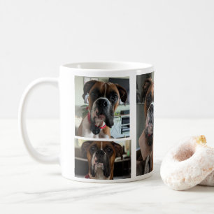 Tasse classique moderne avec photo d'animal de com