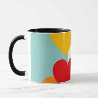 Tasse Classique Motif Cœurs