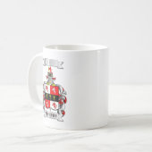 Tasse Classique Murphy Nom de Famille Et Blason (Devant gauche)