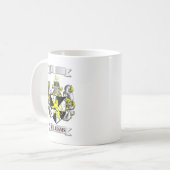 Tasse Classique Nom de Famille Williams et Logo (Devant gauche)
