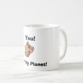 Tasse classique Off My Planet, 11 oz (Devant droit)