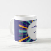 Tasse classique personnalisable Radiant Burst, 330 (Devant gauche)