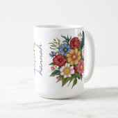 Tasse classique personnalisée, nom personnalisé, t (Devant droit)