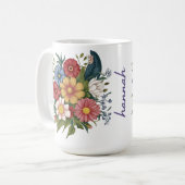 Tasse classique personnalisée, nom personnalisé, t (Devant gauche)