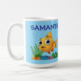 Tasse classique personnalisée Petit Poisson