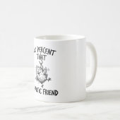 Tasse Classique : Petit Déjeuner Café Chick Joyeus (Devant droit)